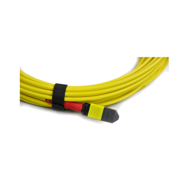 Polaritas B MPO Trunk Cable Male To Male 3m 5m 10m Panjang Staggered Harness Cables
