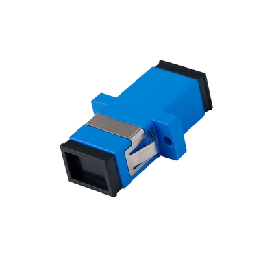 SC-SC Fiber Optic Adapter Simplex untuk Kabel Serat Optik Standar dan Simplex Fiber Count