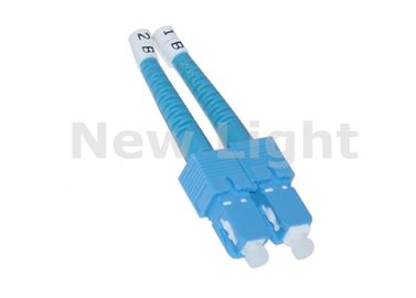 Konektor Fiber Optik Berkecepatan Tinggi SM Duplex SC Quick Connector OEM