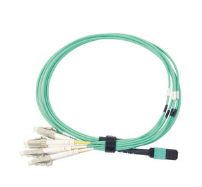 3.3 Ft MPO MTP Cable 50/125 Multimode, Fan - Out Kabel Kabel Patch Fiber Optic