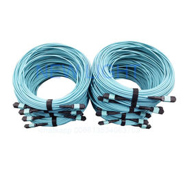 Mpo Fiber Connector Mtp Patch Cable Dengan Mpo 24 Cable Fiber Connector Type