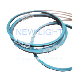 OM3 - 300 12 Core MPO Ke Kabel MPO Male Aqua Fan Out Kabel Serat Optik PVC