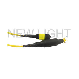 MTP - LC 12 Fiber Singlemode Breakout Harness Cable Dengan Konektor Kehilangan Rendah