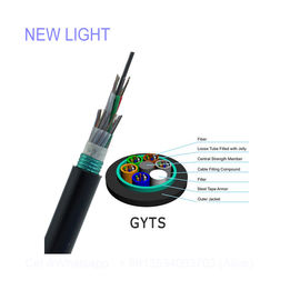 Waterproof Indoor / Outdoor Kabel Fiber Optik GYFTA GYXTW GYTS GYTA Distribusi