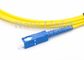 Telecom LC TO SC Single Mode Kabel Fiber Patch Dengan Stabilitas Suhu Tinggi
