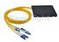 FTTH ABS Fiber Optic Splitter / 1x4 PLC Splitter Single Mode Dengan LC UPC Connector