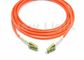 Kabel Fiber Optik Dual LC LC, Kabel Fiber Optik Multimode Duplex Untuk Jaringan