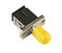 SC - FC / ST Adaptor Fiber Optic Plastik / Bahan Logam Rendah Penyisipan Rugi Untuk Kabel