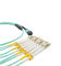 Kabel 12 Inti MPO MTP OM3 Serat Optik Mpo Ke Kabel Breakc CE Sertifikat ISO