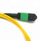 MENGGUNAKAN Kabel 24 Inti MPO MTP G657A1 LSZH 3.0 Single Mode Patch Cord Disesuaikan Panjang