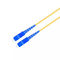 Biru Duplex Fiber Cable / SC UPC Mode Tunggal 1310nm SC Fiber Optic Patch Cord