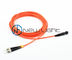 MTRJ Laki-laki Oranye Multimode Kabel Serat Optik Patch