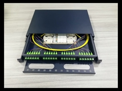 Fiber Optic Distribution Frame 12 Port Rack Mount Fiber Patch Panel