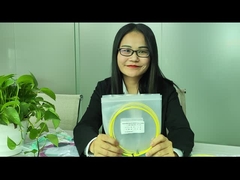 50 meter MTP - MTP MPO fanout kabel mode tunggal kabel fiber optik melompat