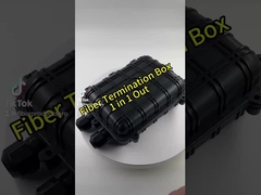 1 X 8 Core Optical Termination Box, Kotak Terminasi Kabel Warna Putih Untuk LAN