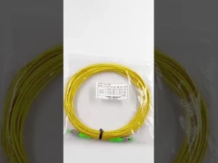 FC-SC Fiber Optic Patch Cord Mode Tunggal Simplex Pvc 3,0mm Diameter Fiber Kabel