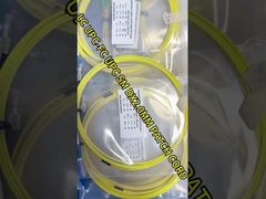 Duplex Optical Fiber Patch Cord 2.0mm 2m LSZH E2000 APC Konektor Kuning