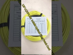 FTTH 12 Kabel Serat Optik Multimode Disesuaikan Warna OM3 Distribusi dalam ruangan