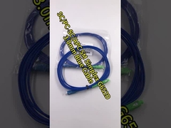 SC Indoor Simplex Armored UPC Dan APC Fiber Optic Patch Lead