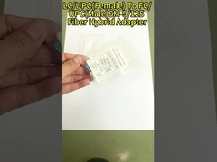 Perata Simplex LC Warna Biru Mode Tunggal, Peredam 4db Untuk CATV Fiber Optik