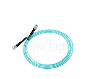 ST-ST Kabel Multimode Fiber Optic Patch Simplex 2.0 atau 3.0 Mm Aqua Color