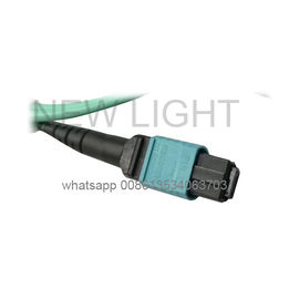 MTP - LC / UPC Duplex 12 Fiber OM3 Breakout Harness Kabel Dengan Konektor Kerugian Rendah