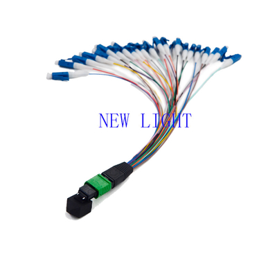 Beli Penyisipan Rendah Kabel Serat Optik MPO SM 0.9mm Diameter 12 Warna online manufacture