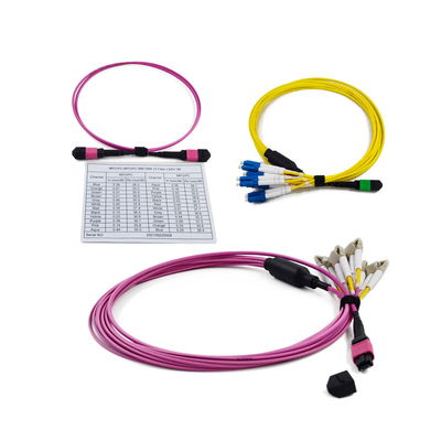 Beli Kehilangan Penyisipan Rendah 3.0mm MPO Ke Kaset LC 12 24 Fiber MPO MTP Kaset online manufacture