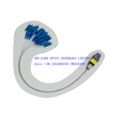 Beli Kabel MPO MTP 8 Core OM3 Multimode dengan Polaritas Wanita B untuk Transmisi Data Berkecepatan Tinggi online manufacture