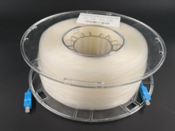 Beli Transparan Fiber Optic Patch Cord Mode tunggal 100m online manufacture