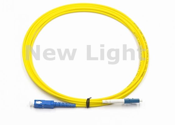 Beli Kabel Patch Fiber Optik LC ke SC Mode Tunggal dengan Stabilitas Suhu Tinggi dan Diameter 2.0mm online manufacture