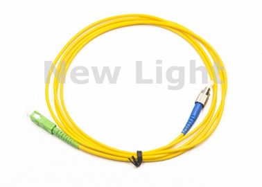 Beli SC / UPC ke FC / UPC Simplex Optical Fiber Patch Cord 1m Untuk Penghentian Perangkat Aktif online manufacture
