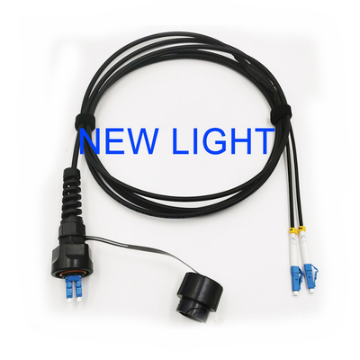Beli ODVA MPO/APC G652D Kabel Fiber Optic Patch Waterproof Untuk FTTA CPRI RRU LTE online manufacture