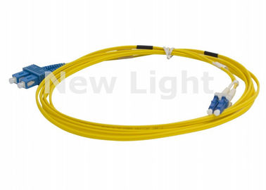 Beli Multi Model 9/125 Duplex Optical Fiber Patch Cord LC SC Dengan Kemampuan Pertukaran yang Baik online manufacture