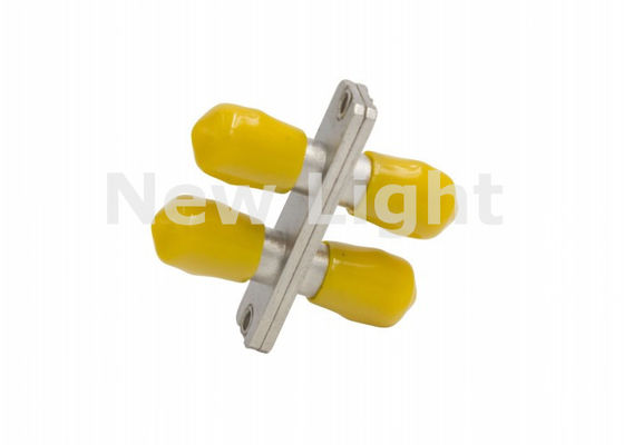 Beli Adaptor Serat Optik Dupleks Logam Multimode ST dengan Kerugian Penyisipan Rendah untuk Jaringan Pemrosesan Data online manufacture