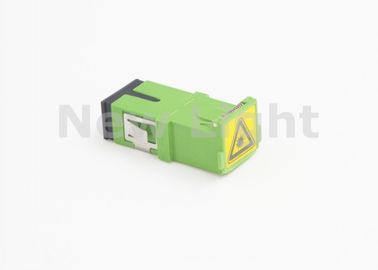Beli Green Color FTTH SC Adaptor Serat Optik Dengan Debu Berengsel Tutup ROSH Disetujui online manufacture
