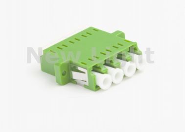 Beli LC APC 4 Port Serat Optik Coupler / LC KE LC Adaptor Serat Dengan Flange Standar online manufacture