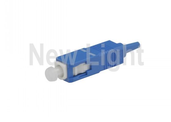 Beli Konektor Serat Optik SC Singlemode Diameter 0.9mm 62.5 / 125um dengan Kerugian Penyisipan Rendah untuk Jaringan Area Luas online manufacture