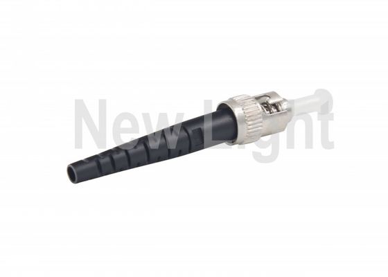 Beli 3.0mm Diameter Single Mode ST Connector dengan PC UPC Polishing untuk Aplikasi Serat Optik online manufacture
