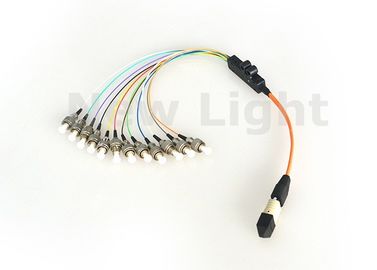 Beli Colorful Single Mode 12 Kabel MTP MPO Inti Untuk Jaringan Area Penyimpanan / Data Center online manufacture