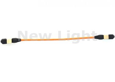 Beli MPO MPO Fiber Optic Patch Cord, Cable Fiber Optik 50 / 125um OM2 Untuk Aplikasi CATV online manufacture