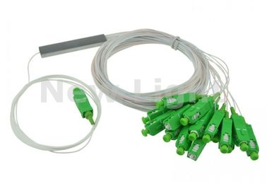 Beli Diameter 0.9mm Mini 1x16 PLC Splitter, E - Gpon Mode Tunggal SC APC Splitter online manufacture