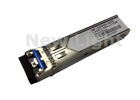 Beli 1.25G DDM SFP Transceiver dengan jangkauan 20KM untuk jaringan serat optik online manufacture