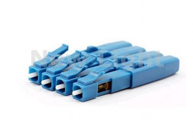 Beli Konektor Serat Optik Biru Tipe Tertanam FTTH Single Mode Fiber LC Connector online manufacture