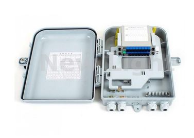 Beli PC Alloy Material 16 Port FTTH Termination Box / Kotak Splitter Optik Untuk Lan / CATV online manufacture