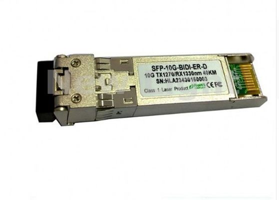 Beli Transceiver Fiber Optik Bi-Directional SFP+ 10Gb/s dengan Konektor LC untuk Aplikasi Single Mode 40km online manufacture