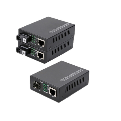 Beli 1.25G SFP Fiber Media Converters LC Connector Tx1550nm DFB Single Mode 3.3V Power Supply online manufacture
