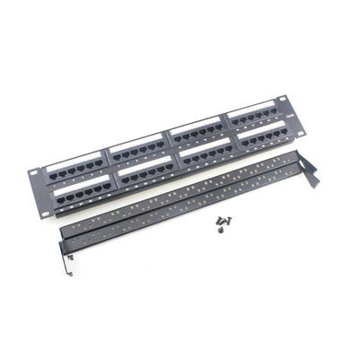 Beli Panel patch RJ45 pra-terakhir dengan 110/Krone IDC Termination dan Secure Shielding untuk koneksi jaringan yang andal online manufacture