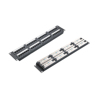 Beli Rack Mountable RJ45 Ethernet Patch Panel dengan Shielding dan Manajemen Kabel online manufacture
