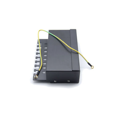 Beli Black 1U Rack Mountable Metal RJ45 Patch Panel dengan 110/Krone IDC Termination untuk Jaringan Ethernet Cat6a online manufacture